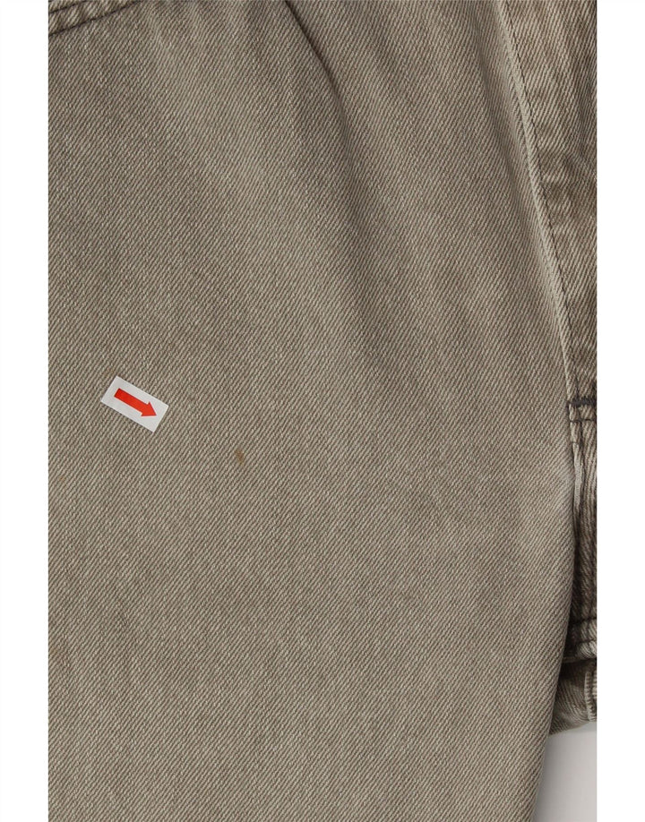 LEE Mens Straight Jeans W36 L29 Grey Cotton
