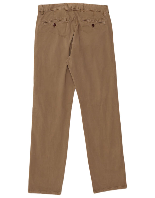 Gant Mens New Haven Regular Fit Straight Chino Trousers W30 L32 Brown