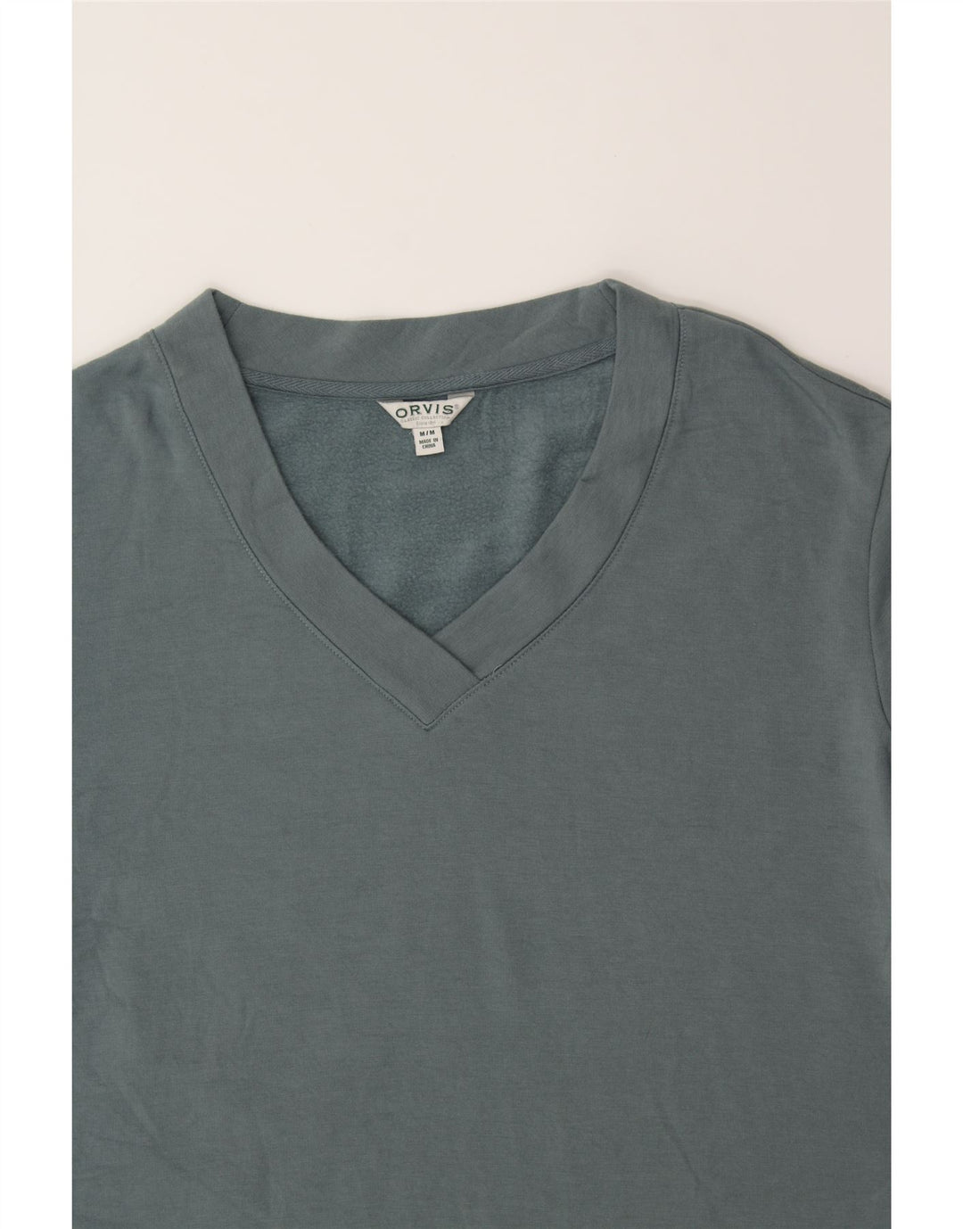 ORVIS Mens Sweatshirt Jumper Medium Blue Modal Vintage Orvis and Second-Hand Orvis from Messina Hembry 