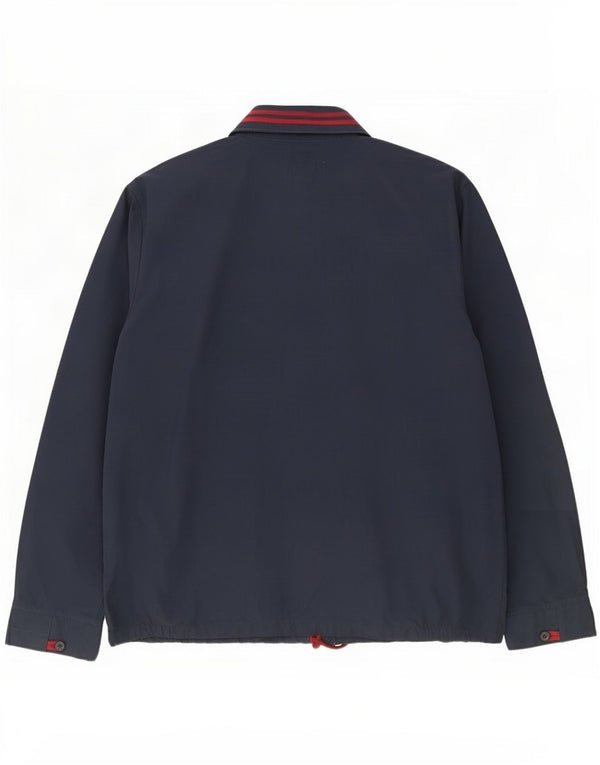 Penguin Herre Windbreaker Jacket UK 44 2XL Navy Blue Cotton