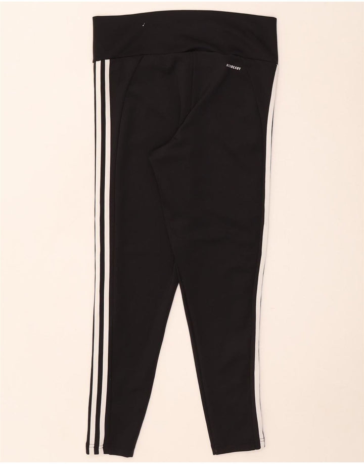 Adidas Aeroready Leggings til kvinder UK 16/18 Large Black Polyester