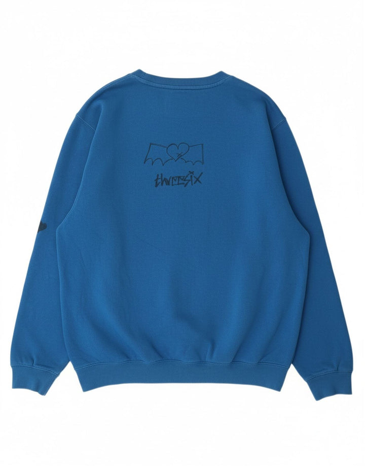 CHAMPION Mens Sweatshirt Jumper 2XL Blue Cotton