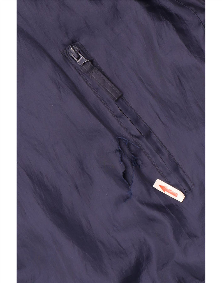 Diadora Herre Loose Fit regnjakke UK 38 Medium Navy Blue Polyester