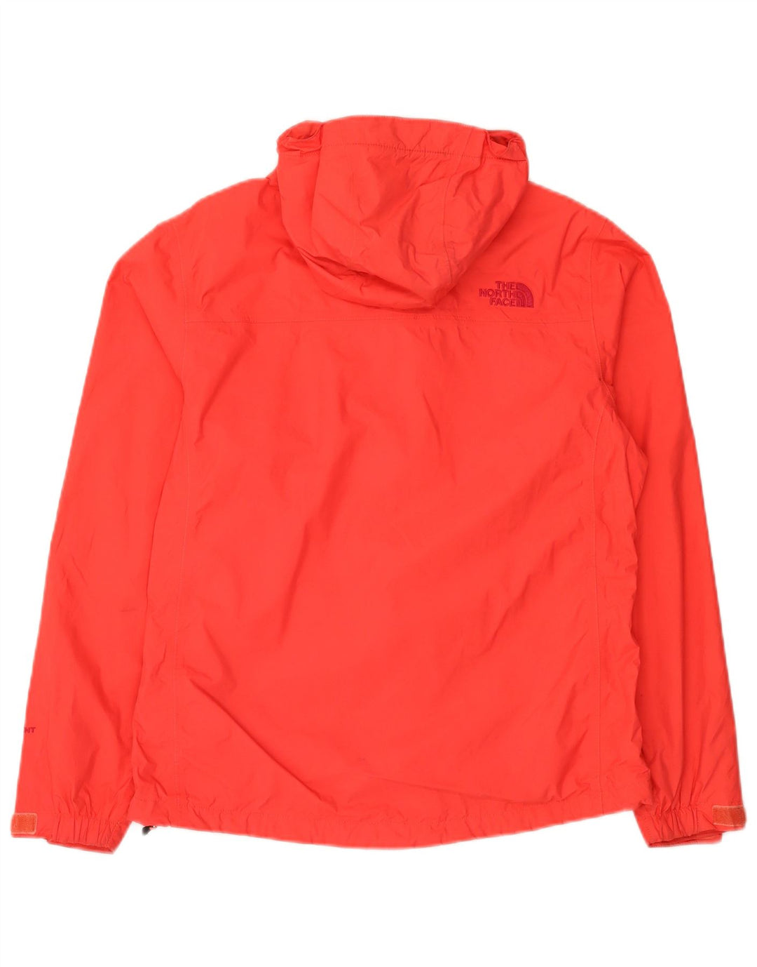 The North Face Dame Hyvent Hooded Oversized regnjakke UK 10 Small Red
