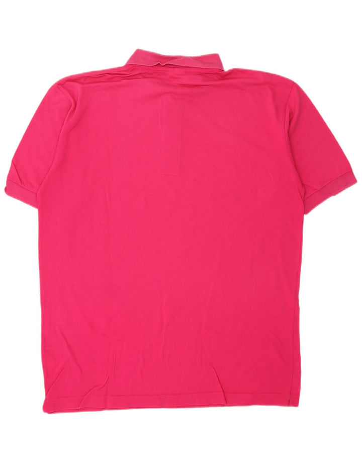 DIADORA Poloshirt til mænd Stor Pink Bomuld