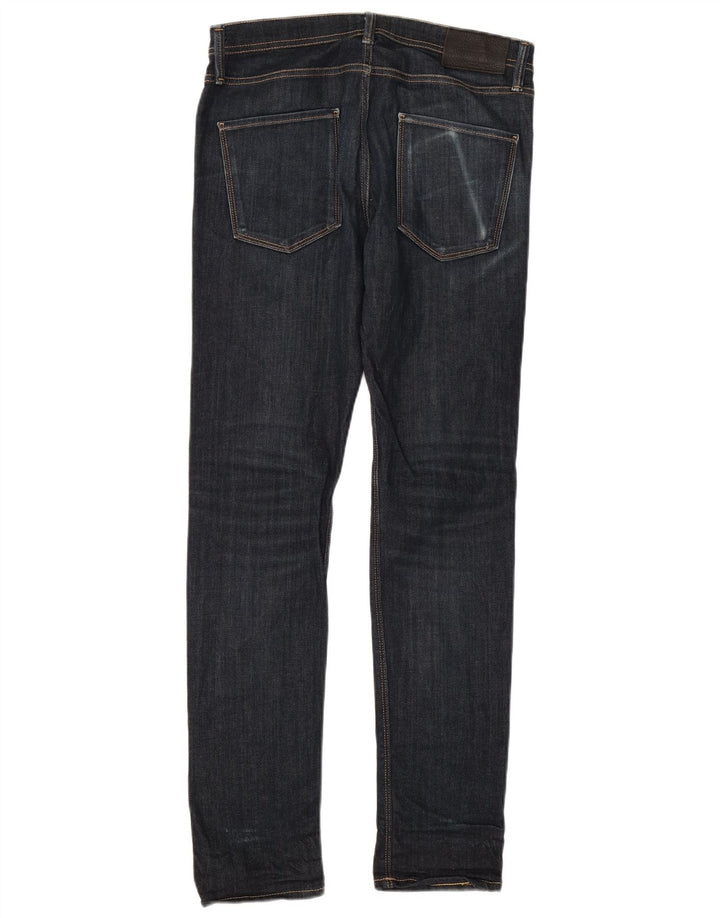 JACK & JONES Herre GLENN Slim Jeans W32 L32 Marineblå Bomuld