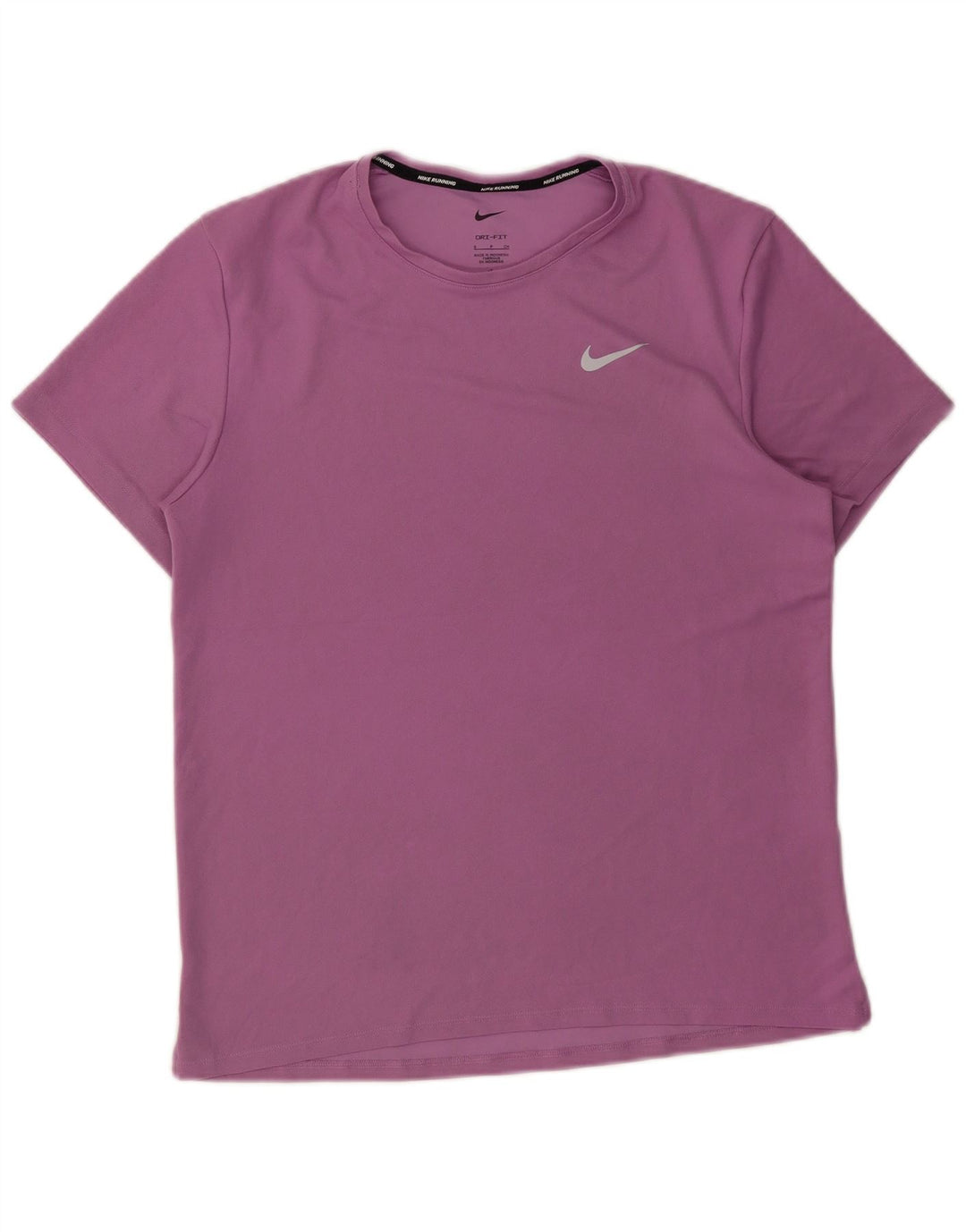 Nike Herre Dri Fit T-Shirt Top Lille Lilla Polyester