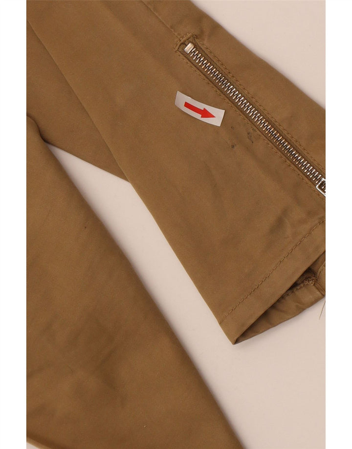Zu Elements Dame Skinny Cargo Bukser W25 L34 Khaki Bomuld