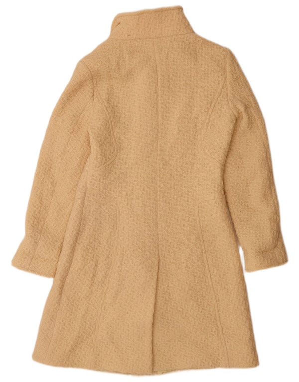 Intrend Dame Overfrakke UK 14 Medium Beige Virgin Wool