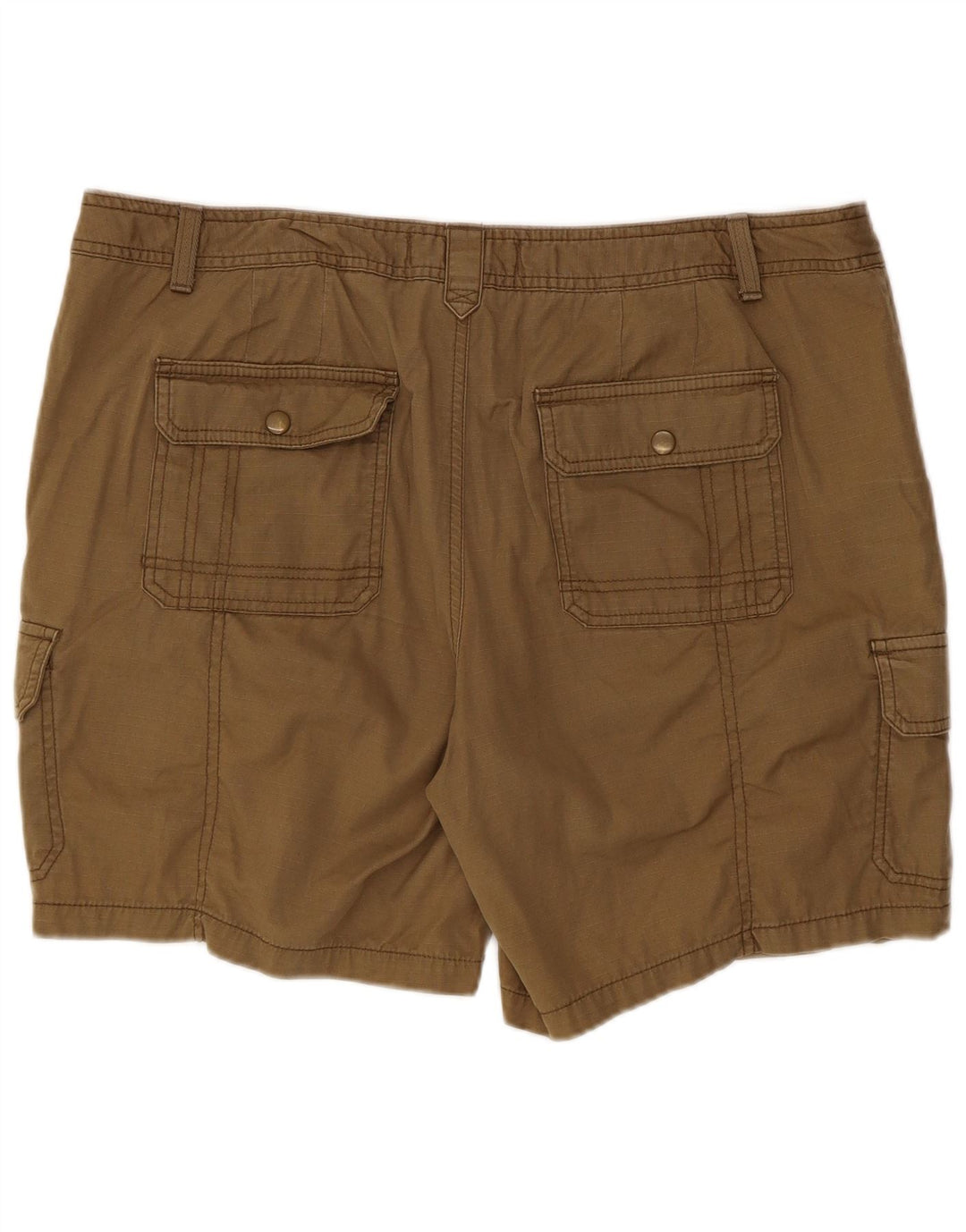 Eddie Bauer Dame Cargo Shorts US 16 2XL W40 Khaki Bomuld