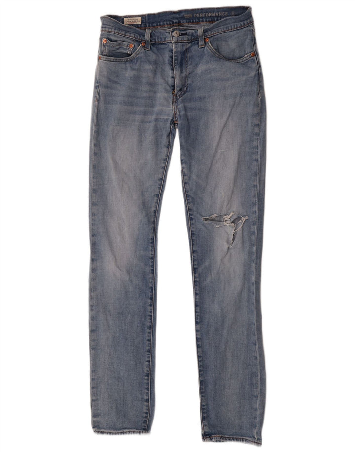 Levi's Herre 511 Slim Jeans W32 L34 Blå Bomuld
