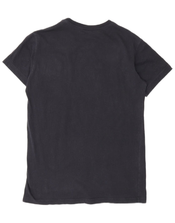 Emporio Armani Herre grafisk T-shirt Top Lille marineblå