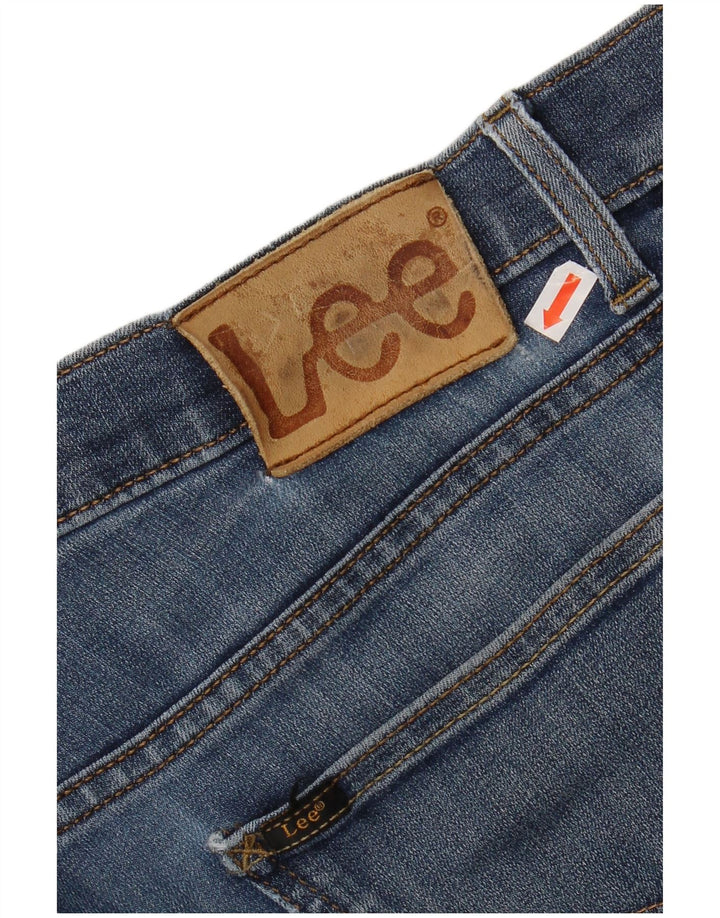 LEE Mens Daren Zip Fly Slim Jeans W34 L32 Blå Bomuld
