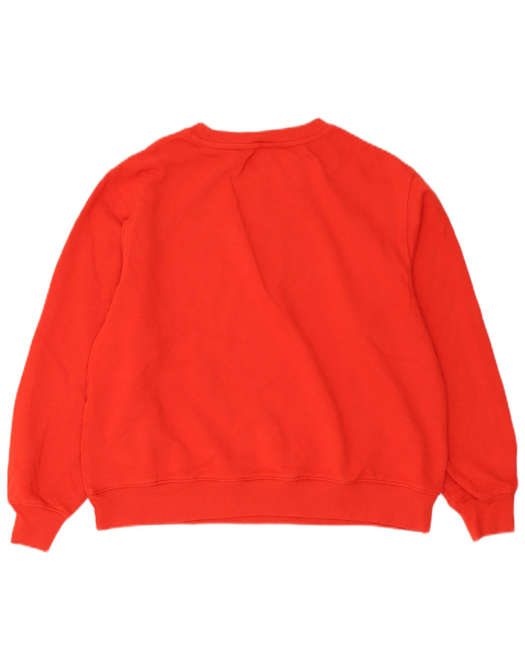 Marks & Spencer Dame Grafisk Loose Fit Sweatshirt Jumper UK 12 Medium Rød