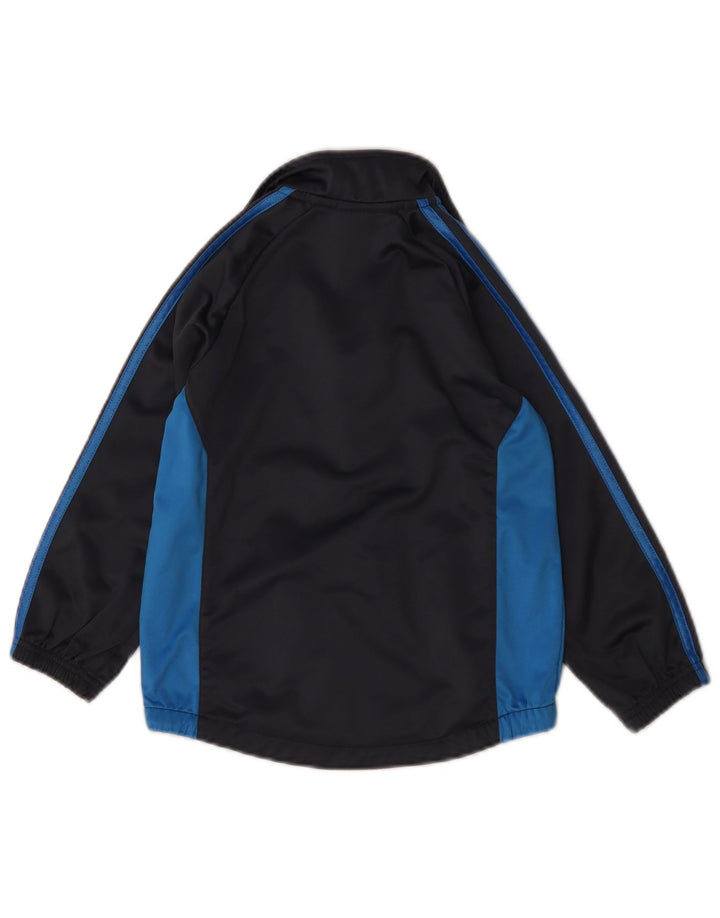 Adidas Drenge Træningsdragt Topjakke 5-6 År Sort Colourblock