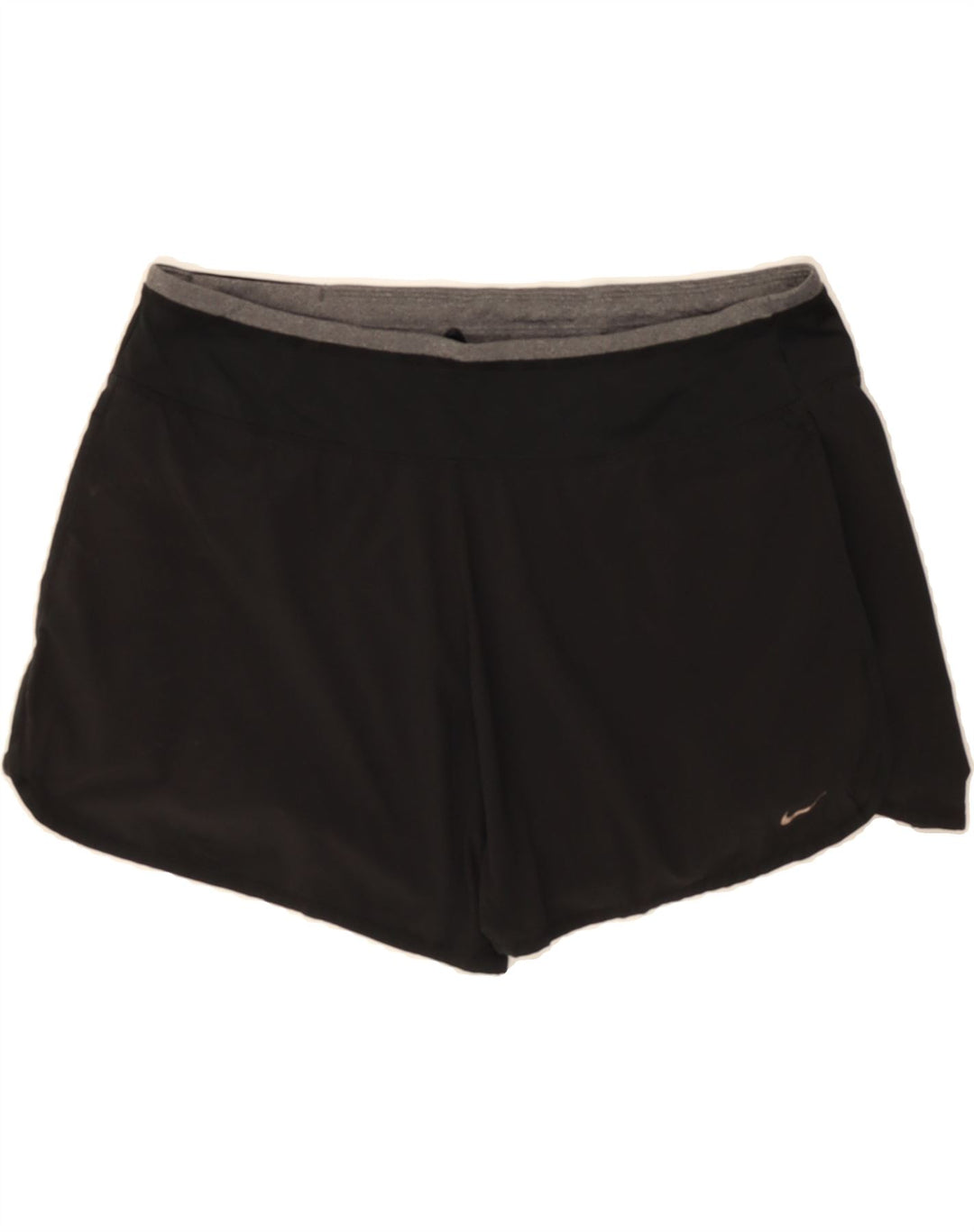 NIKE Womens Dri Fit Sport Shorts UK 16 Large Black Polyester Vintage Nike and Second-Hand Nike from Messina Hembry 