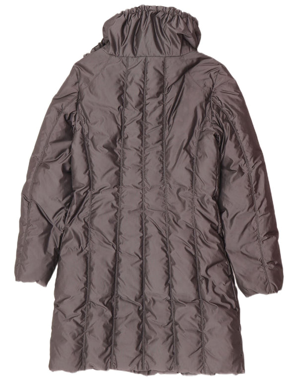 Penny Black Dame Hætte Polstret Frakke UK 12 Medium Grey