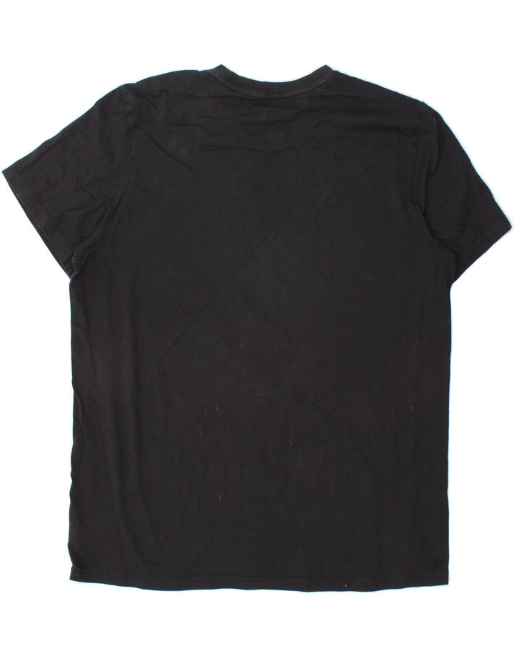 ADIDAS Mens T-Shirt Top XL Black Cotton Vintage Adidas and Second-Hand Adidas from Messina Hembry 