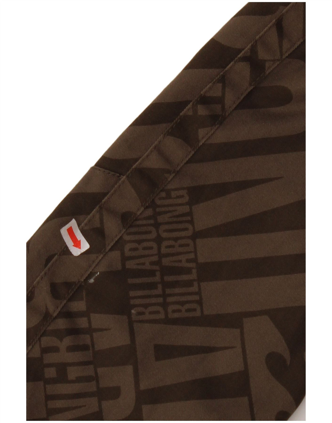 BILLABONG Herre grafisk bomberjakke UK 36 Lille brun polyester