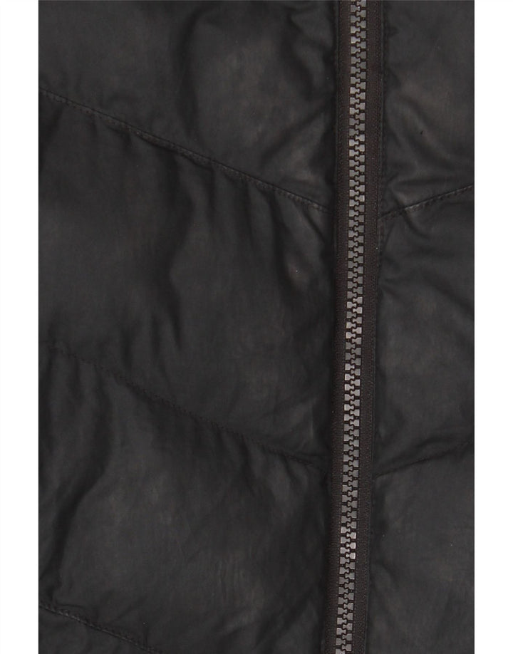 Nike drenge hættepolstret jakke 10-11 år medium sort polyester