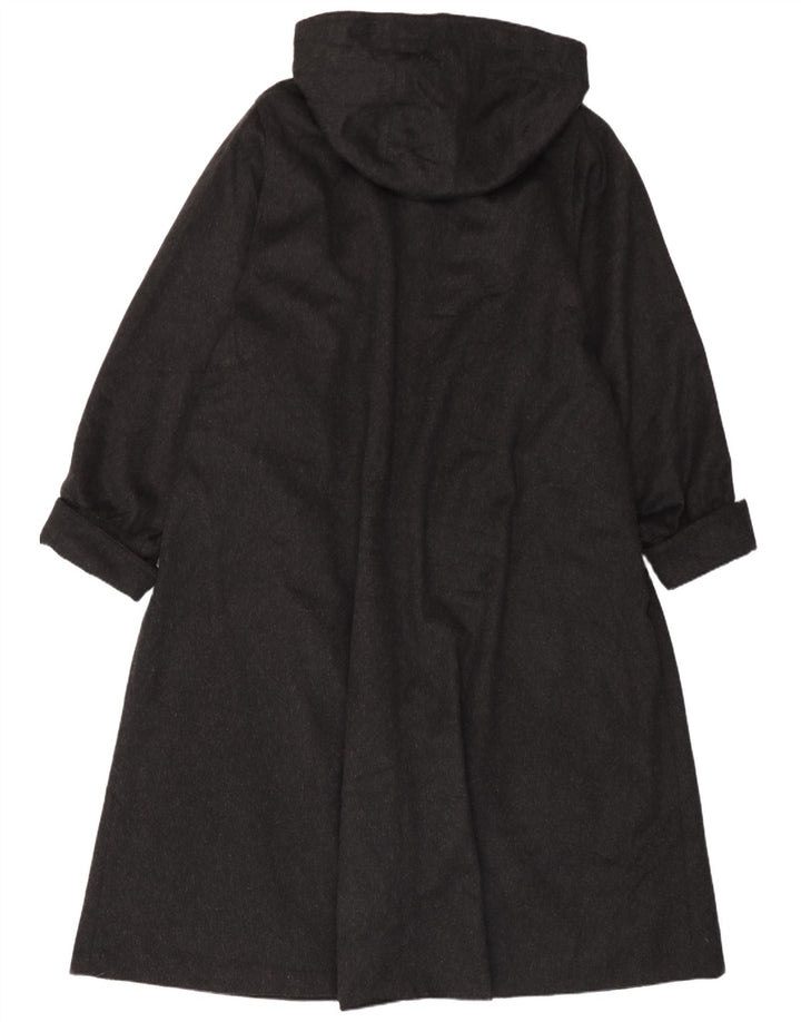Yessica Dame Hætte Oversized Overfrakke EU 44 XL Grå Uld