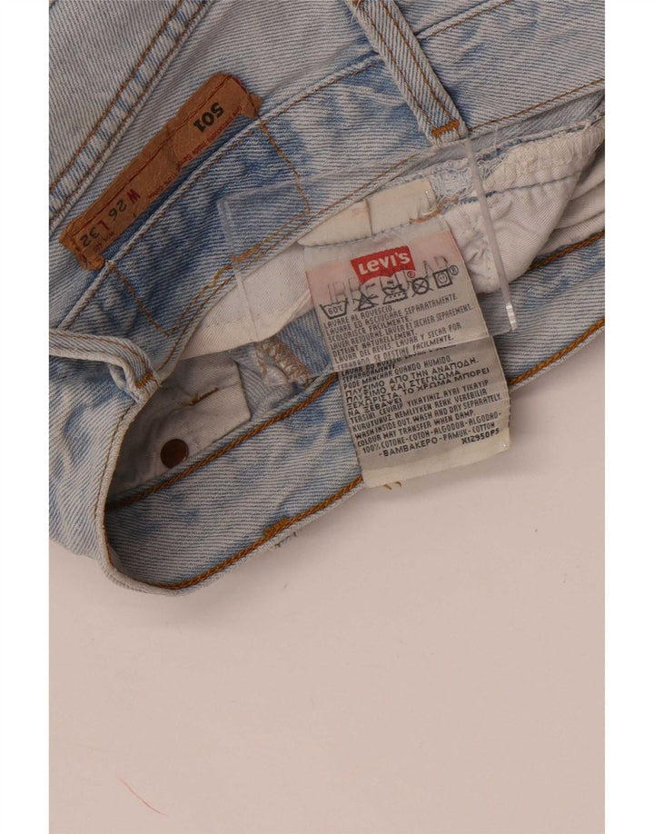 Levi's Herre 501 denimshorts W26 XS blå bomuld