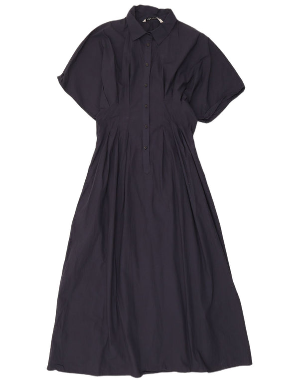 Zara Dame Maxi Dress UK 12 Medium Navy Blue