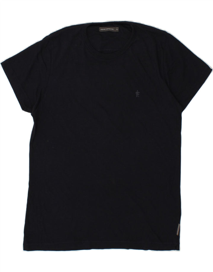 FRENCH CONNECTION Mens T-Shirt Top XL Navy Blue Cotton Vintage French Connection and Second-Hand French Connection from Messina Hembry 