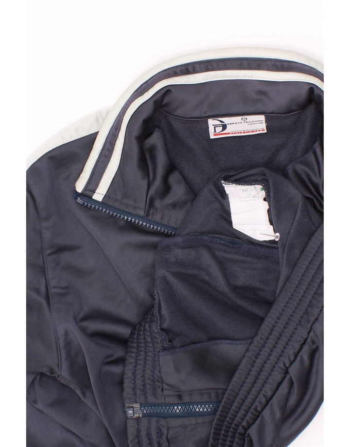 Sergio Tacchini Drenge træningsdragt topjakke 11-12 år Medium Navyblå