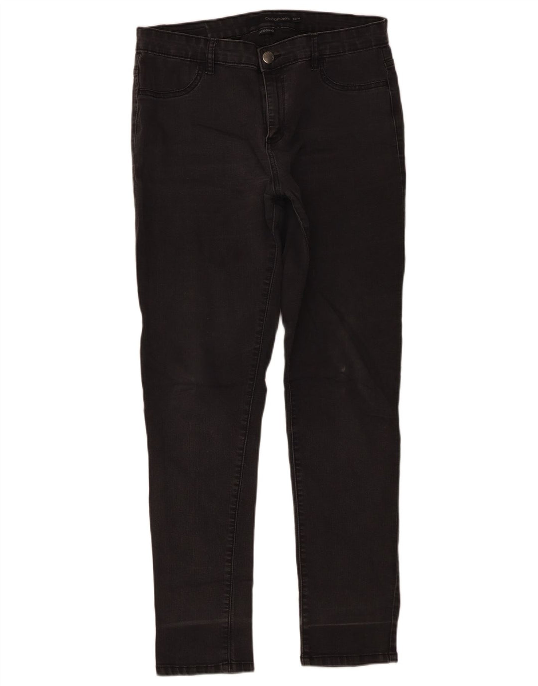 Calvin Klein Dame Legging Jeans US 14 Large W32 L30 Grå Bomuld
