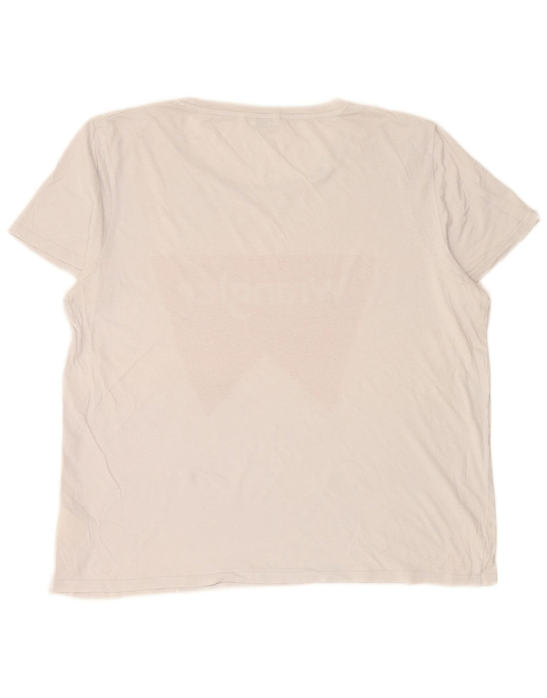 WRANGLER Kvinder Oversized grafisk T-shirt Top UK 18 XL Hvid Bomuld