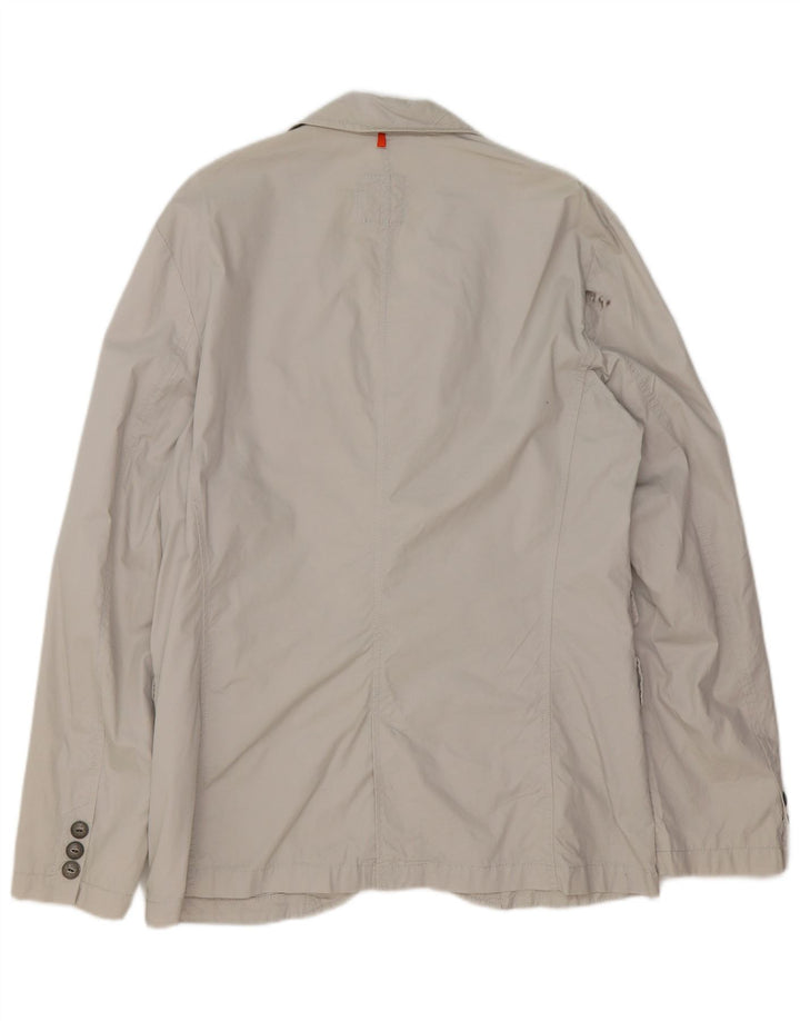 Hugo Boss Herre 2-knaps blazerjakke UK 52 XL Grå Bomuld
