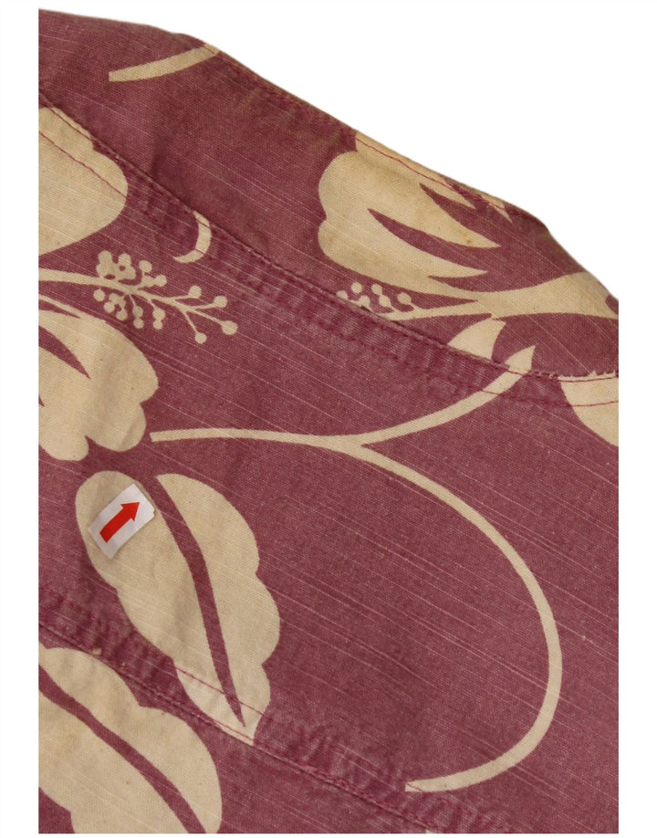 STREET ONE Dame Crop Jacket EU 36 Small Pink Floral Bomuld