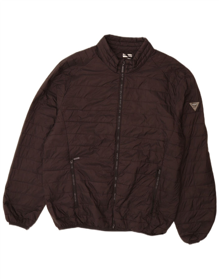 CARRERA Mens Padded Jacket UK 42 XL Black Polyamide