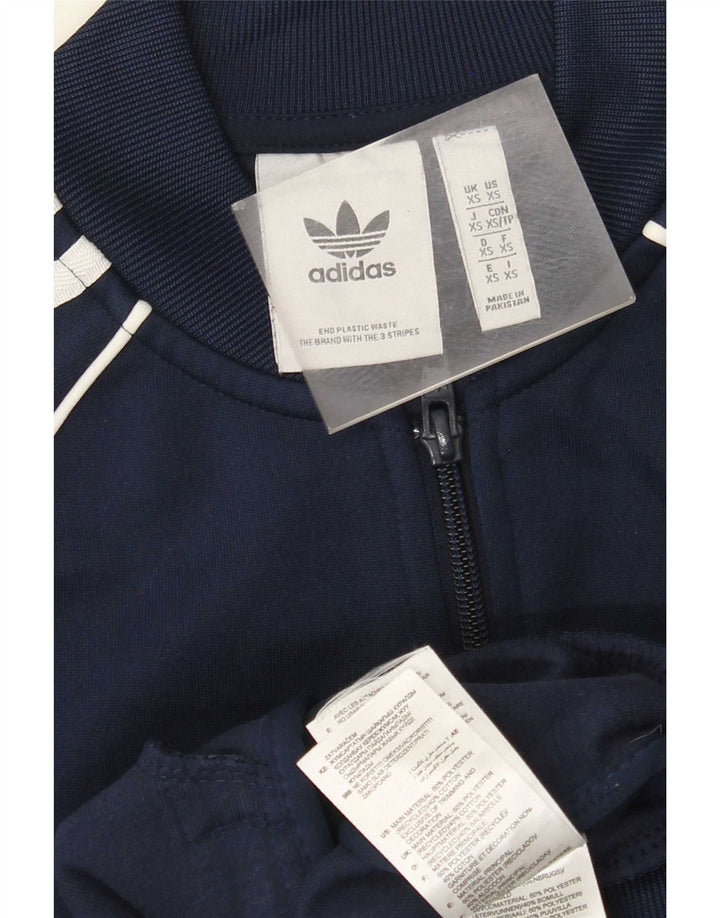 Adidas Træningsdragt topjakke til mænd XS Marineblå polyester