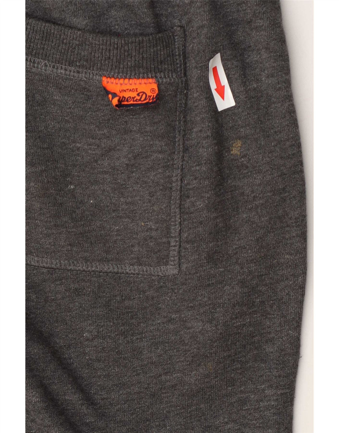 Superdry Herre grafiske sportsshorts Små grå bomuld