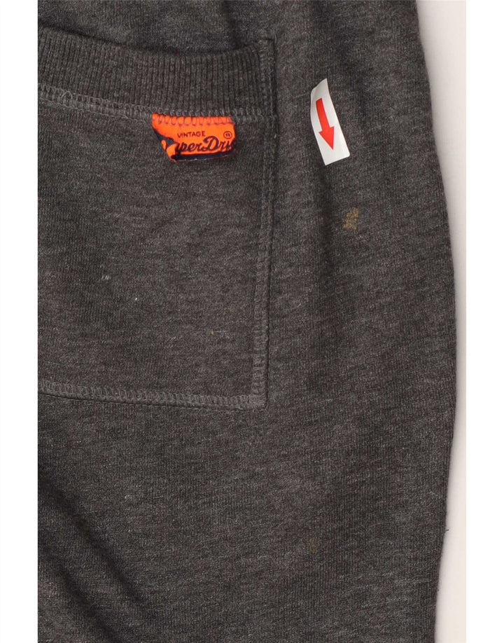 Superdry Herre grafiske sportsshorts Små grå bomuld
