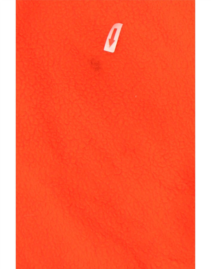 Adidas Fleecejakke til mænd UK 38 Medium Orange Polyester