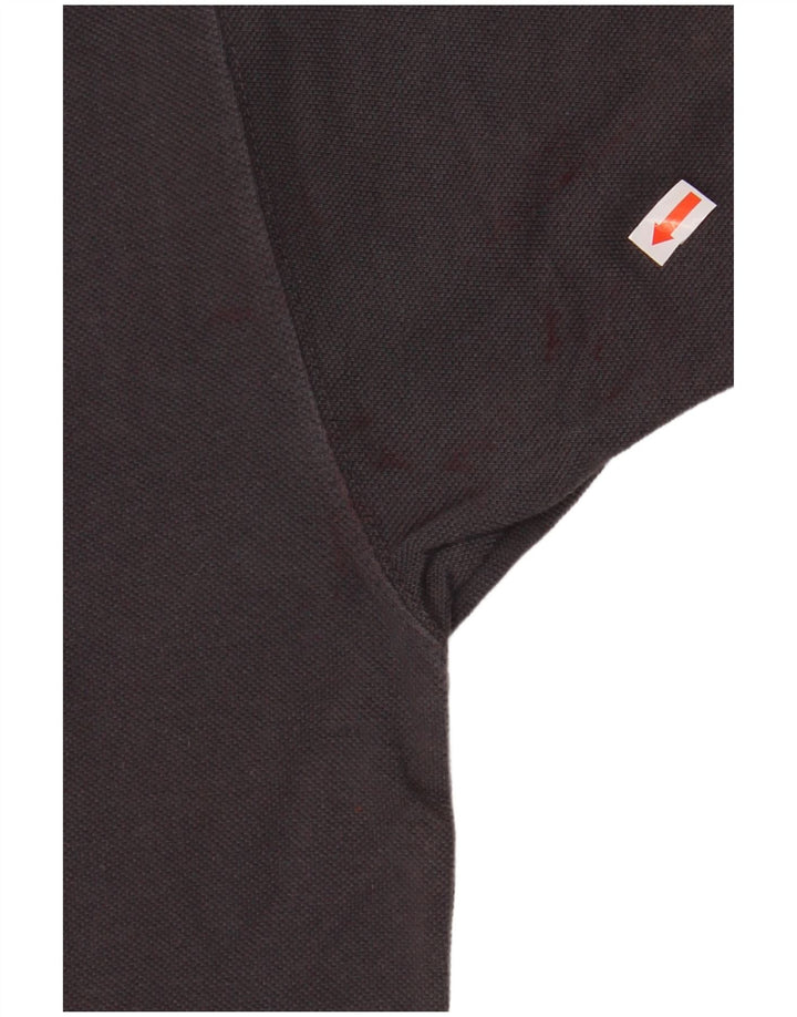 CHAMPION Mens Polo Shirt Small Grey Cotton