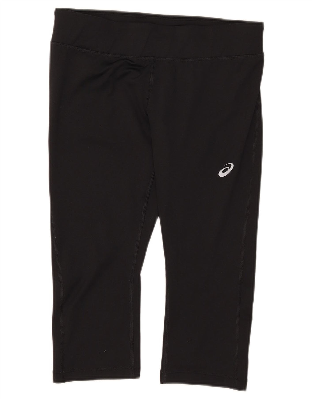 Asics Dame Capri Leggings UK 12 Medium Sort Polyester