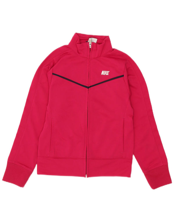 Nike piger træningsdragt topjakke 8-9 år Lille Pink Polyester