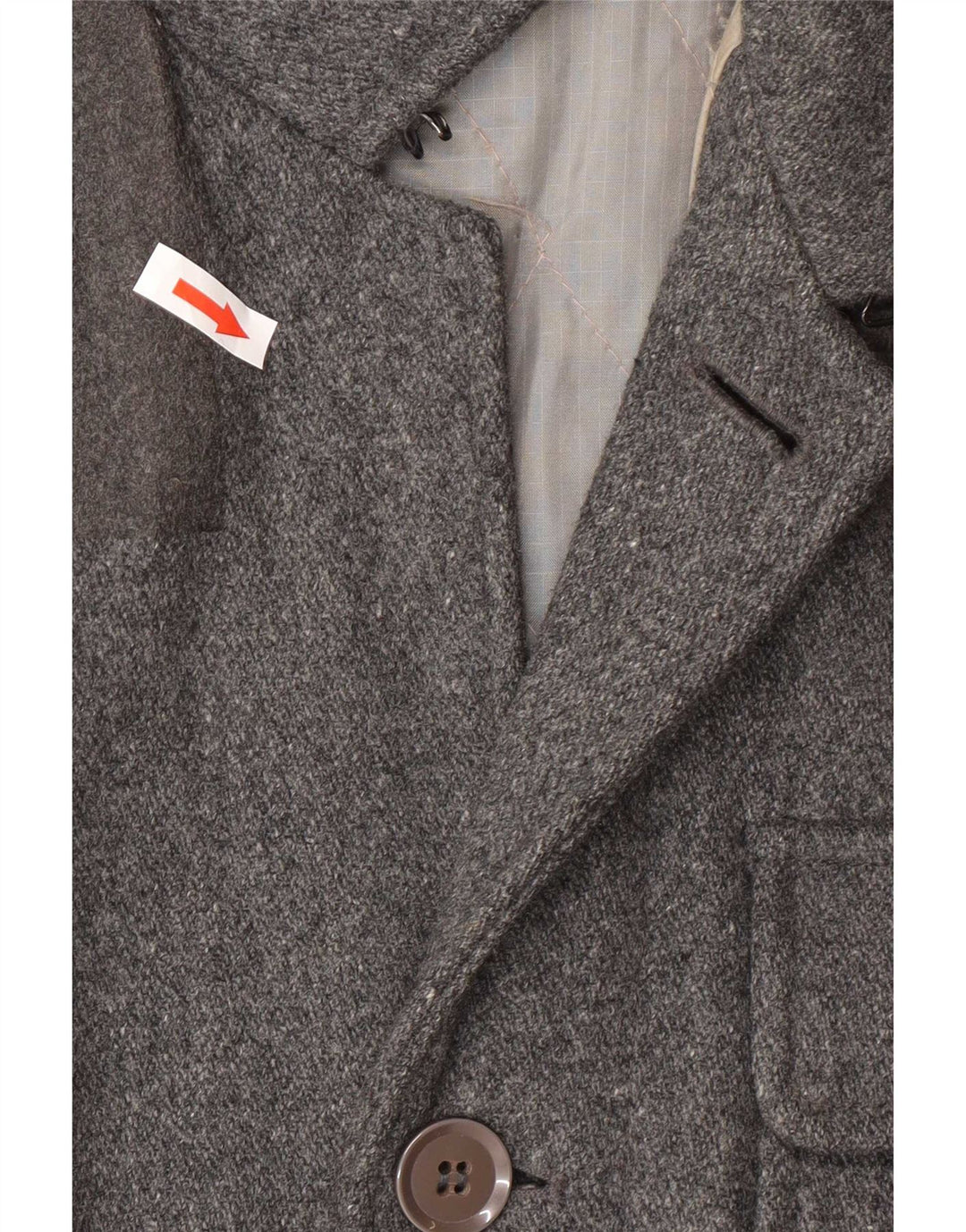 Levi's Herre 3-knaps Windbreaker Coat UK 38 Medium Grey Uld