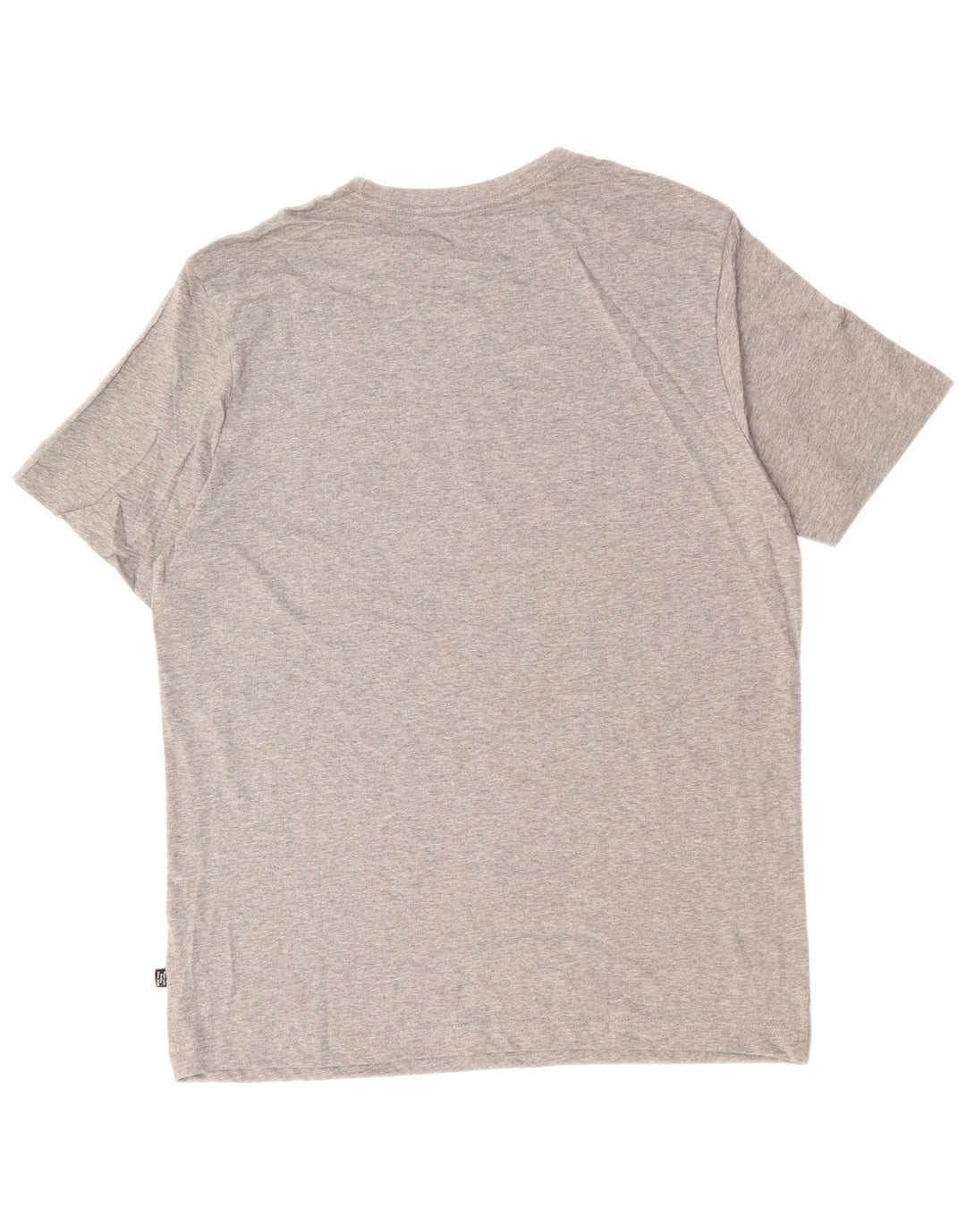 PUMA Grafisk T-shirt top til mænd, stor grå flækket