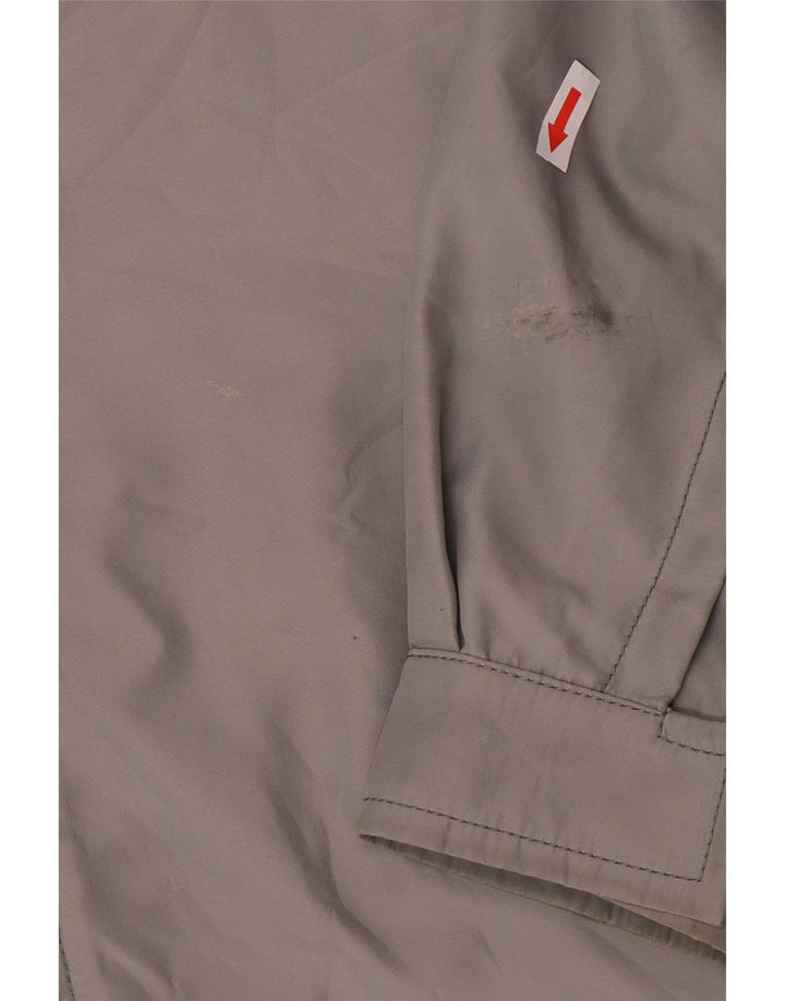 Trussardi Bomberjakke til mænd IT 52 XL Grå Polyester Classic