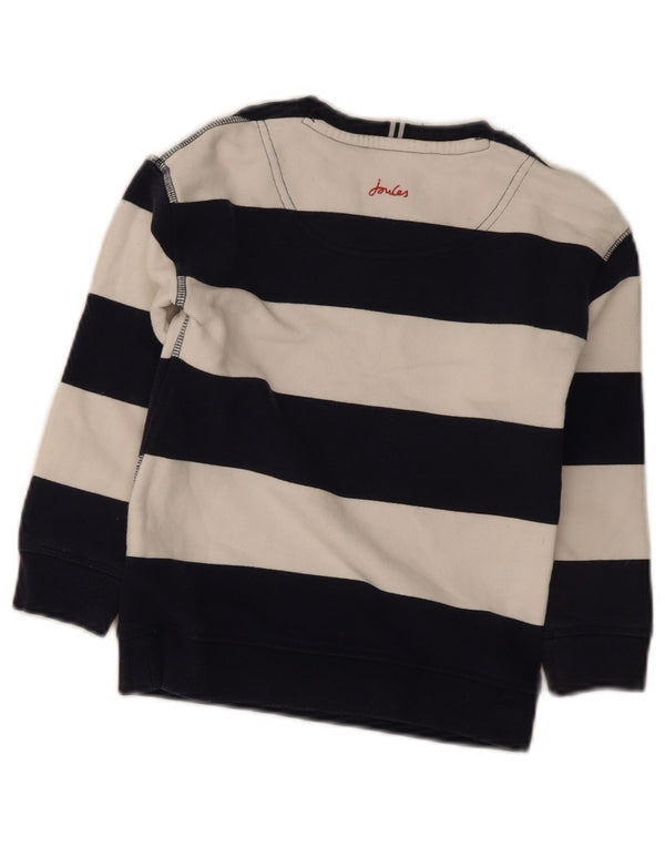 Joules Boys Sweatshirt Jumper 7-8 år Marineblå stribet