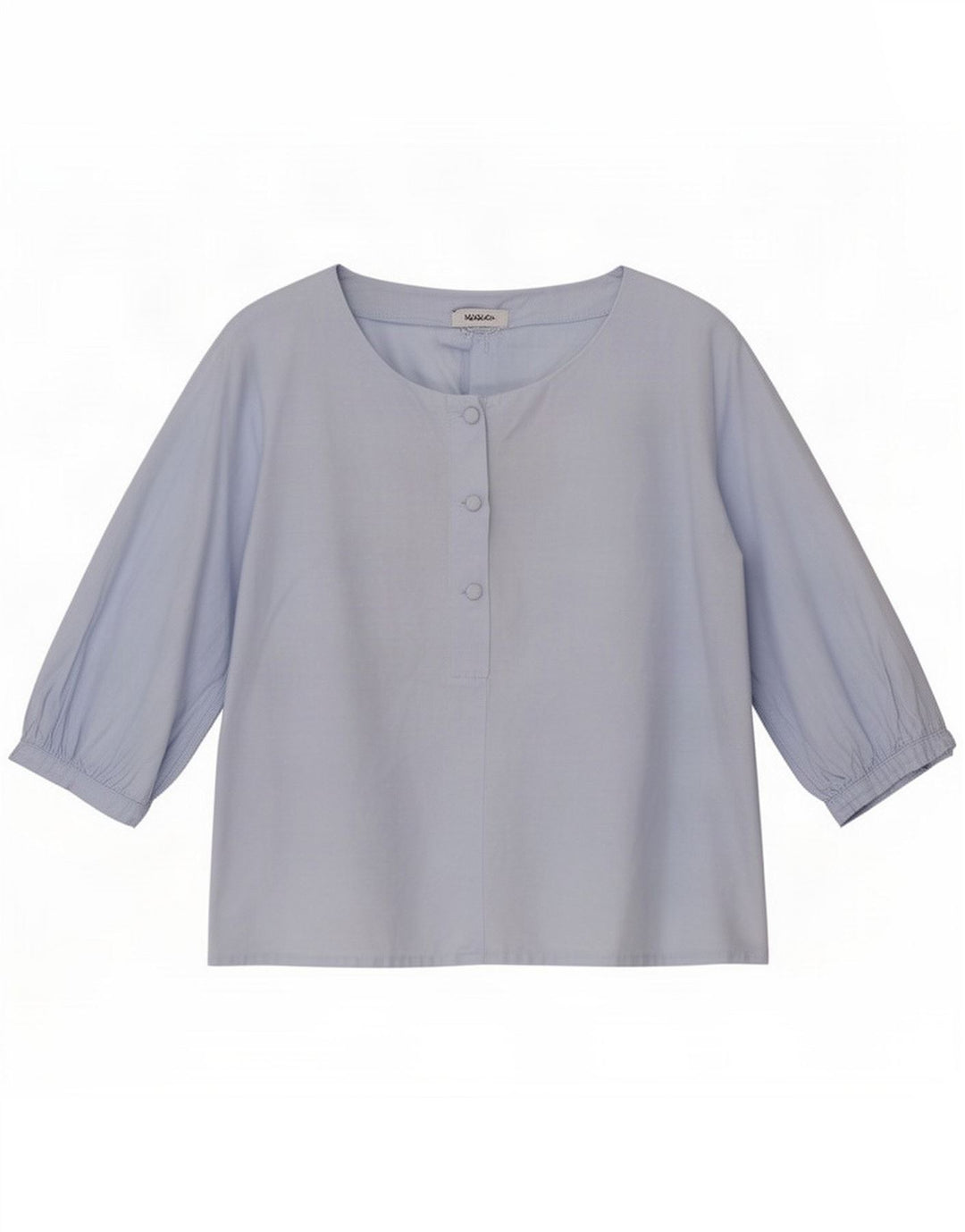 Max & Co. Dame 3/4 ærmet bluse Top UK 12 Medium Blue