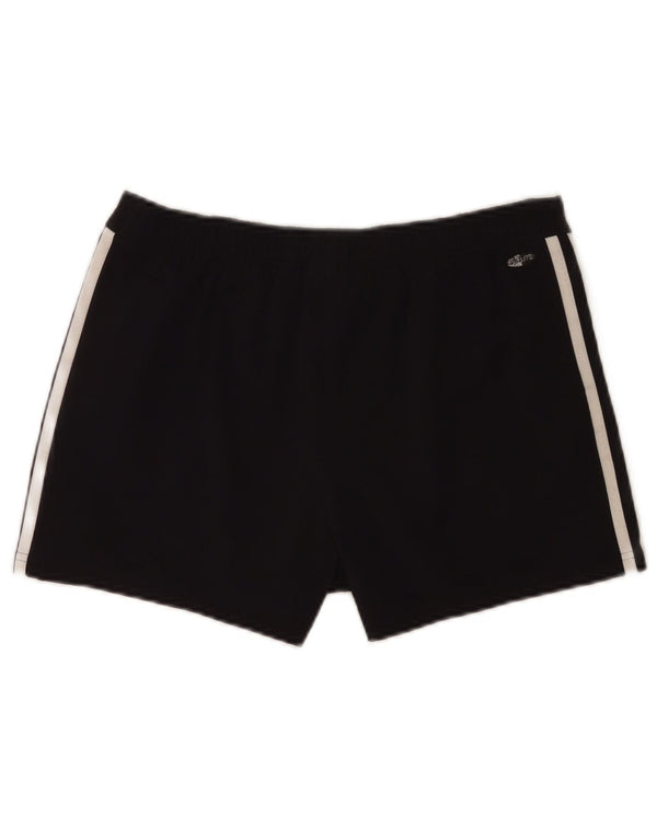 Adidas Womens Climalite Casual Shorts UK 14 Large W32 Black Nylon
