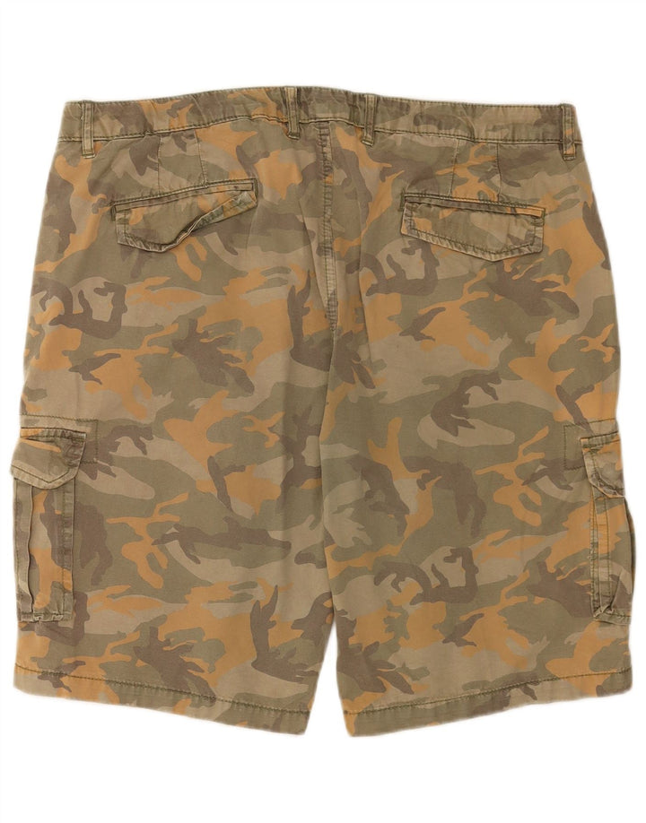 Carrera Herre Cargo Shorts W38 XL Khaki Camouflage