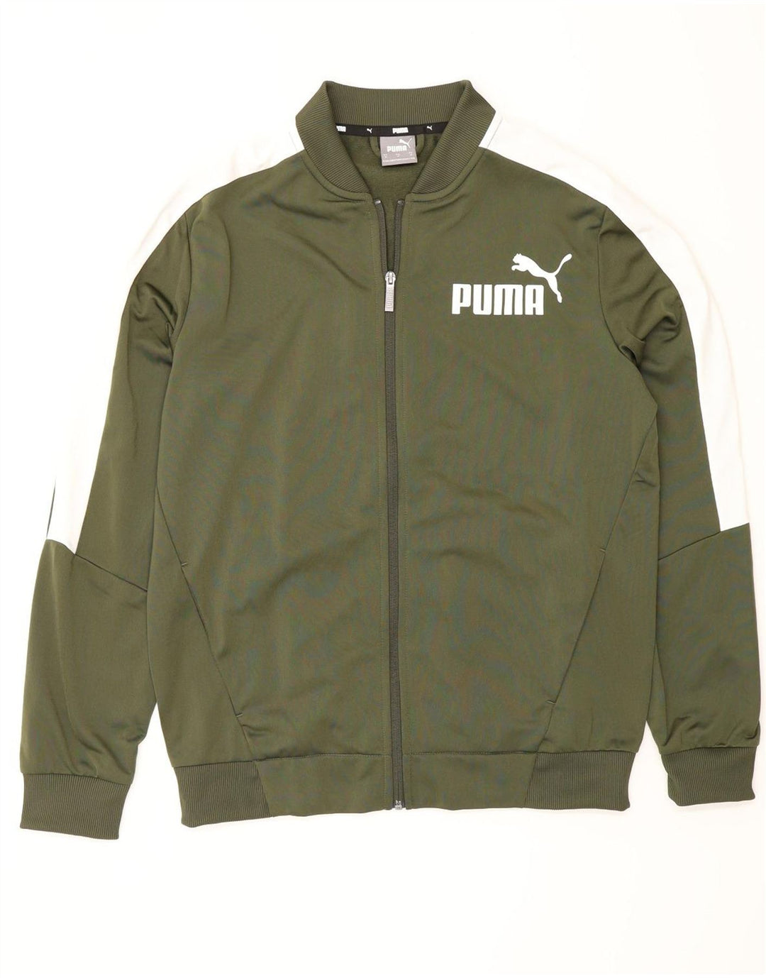 Puma Herre grafisk træningsdragt Topjakke Medium Grøn Colourblock Polyester