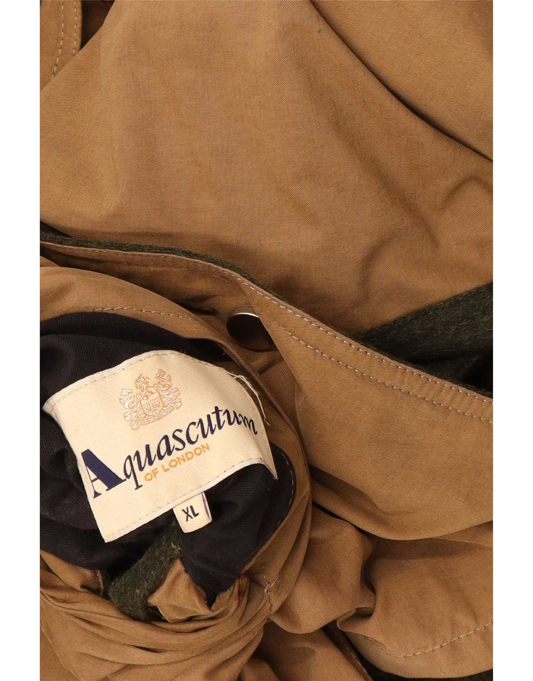 Aquascutum Herre Vendbar Overfrakke UK 42 XL Grøn